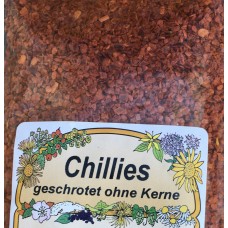 Chillies geschrotet ohne Kerne 50g