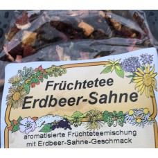 Früchtetee Erdbeer-Sahne aromatisiert 150g