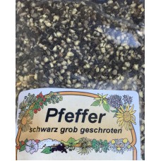 Pfeffer schwarz grob geschrotet 100g