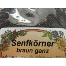 Senfkörner braun ganz 100g